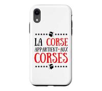 La Corse Appartient aux Corses Île de Beauté Indépendance Coque pour iPhone XR
