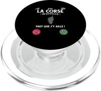 La Corse M’Appelle Faut Que J’Y Aille Humour Île De Beauté PopSockets PopGrip pour MagSafe