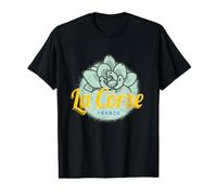 La Corse rétro succulente île de France Souvenir Vintage T-Shirt Graphique avec Valeur