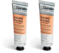 La Corvette - Crème Mains à L’Extrait de Pêche de Vigne - 30ml (Lot de 2)