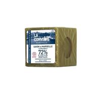 La Corvette Marseille Cube de Savon de Marseille Olive Filmé 300g