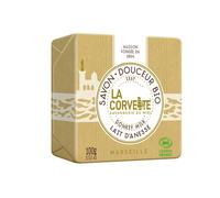 La Corvette Marseille Savon Douceur Bio Lait d'Ânesse 100g
