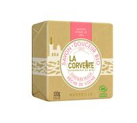 La Corvette Marseille Savon Douceur Bio Pêche de Vigne 100g