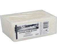 La Corvette, Lot de 1 Pain de Savon Pur Blanc 400g - Multi-usages