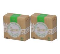 LA CORVETTE Savon douceur bio Amande Douce 2x100 g
