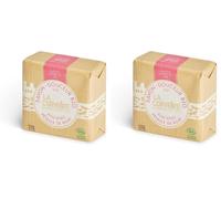 La Corvette Savon Douceur Bio Pétales de Rose, 100 g (Lot de 2)