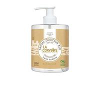 La Corvette - Savon Liquide Hypoallergénique BIO - SANS PARFUM - Pour Peaux Sensibles - Fabriqué au Chaudron - 500ml - COSMOS ORGANIC