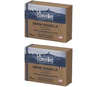 LA CORVETTE Savon vaisselle au de Marseille enrichi en bicarbonate soude 2x200 g