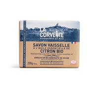 LA CORVETTE-Savon vaisselle enrichi en bicarbonate & huile essentielle de citron - 200 g