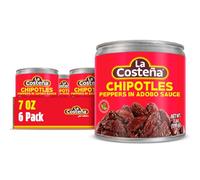 La Costeña Chipotle Paprika à la sauce Adobo, boîte de 200 ml (lot de 6)