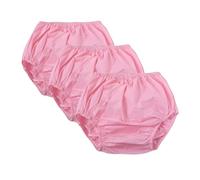 La couche-culotte adulte imperméable couvre l'incontinence réutilisable de PE lavable(Pink,Large)