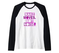 La Couleur Rose ne Bouge Pas Le Bruit Graphique Rose Manche Raglan