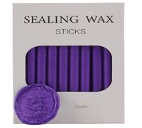 La couleur violette Sticks de sceau de cire, Atopbb 26pcs Klebepistole Sticks de sceau de cire pour tampon de sceau de cire, Mini Sticks de pistolet de sceau de cire pour 0,28'' (Ewiges Lila)