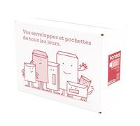 La Couronne Boîte de 250 pochettes 229x324 kraft autocollant 90 g