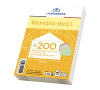 La Couronne Enveloppes élections 90 x 140 mm 70 g couleurs assorties – Boîte de 200