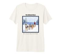 La Course Iditarod en Alaska T-Shirt Haut de Gamme