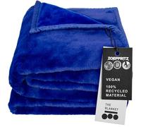 La couverture de ZOEPPRITZ - Couverture extra douce - 100 % végétalien (encre, 150 x 200 cm)