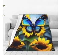 La couverture en micro polaire ultra douce vous offre un sommeil délicat et chaud. Elle est fabriquée en tissu microfibre pour les voyages, le canapé et le lit, ce qui en fait le choix de papillon