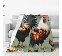 La couverture en micro polaire ultra douce vous offre un sommeil délicat et chaud. Elle est fabriquée en tissu microfibre pour les voyages, le canapé et le lit, ce qui en fait le choix du coq et du