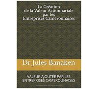 La Création De La Valeur Actionnariale Par Les Entreprises Camerounaises: Valeur Ajoutée Par Les Entreprises Camerounaises