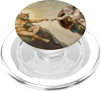 La création des Chats - Art parodique inspiré de Michel-Ange PopSockets PopGrip pour MagSafe