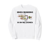 La création d'idées est dans Mes gènes Réplication de l'ADN Biologie Humour Sweatshirt