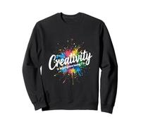 La créativité est l'intelligence Qui s'amuse Artiste créatif Sweatshirt