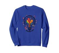 La créativité est l'intelligence Qui s'amuse et Inspire Sweatshirt, Unisexe pour Adultes, Bleu Royal, L