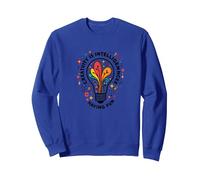 La créativité est l'intelligence Qui s'amuse et Inspire Sweatshirt, Unisexe pour Adultes, Bleu Royal, S