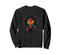 La créativité est l'intelligence Qui s'amuse et Inspire Sweatshirt, Unisexe pour Adultes, Noir, M