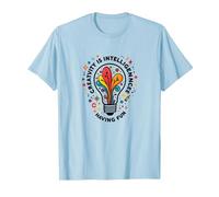 La créativité est l'intelligence Qui s'amuse et Inspire T-Shirt, Homme, Bleu Céleste, XXL