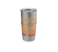 La crémation est mon dernier espoir d'avoir un corps brûlant Gobelet isotherme en acier inoxydable double paroi