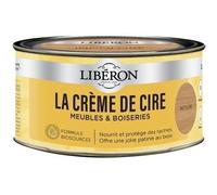 Libéron – Crème de cire (pâte) pour meubles et boiseries – Pot 0,5 L – Incolore