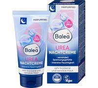 La crème de nuit Balea Urea pour peaux très sèches et sensibles réduit les sensations de tension - Hydrate intensément avec 5 % d'urée - 50 ml