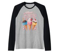 La crème glacée « Mom The Sweetest Scoop of My Life » Manche Raglan