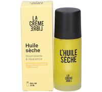 La Crème Libre - Huile Bio de Massage Vergetures - Roll-on - Prévient et Réduit les Vergetures - 100% Naturelle - Nourrissante - non Collante - Améliore l'élasticité de la Peau - Vegan - 50ml