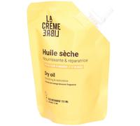 La Crème Libre - Huile de Soin Bio Rechargeable - Vegan et 100% Naturelle - Prévient et Réduit les Vergetures - Nourrissante et Non Collante - Améliore l'Élasticité de la Peau - Rechargeable 115ml
