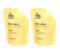 La Crème Libre Huile Sèche Fleur d'Amandier et d'Oranger Recharge 2x115 ml