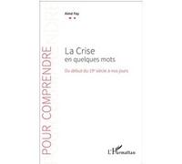 La Crise en quelques mots Du début du 19e siècle à nos jours - Aimé Fay - L'harmattan - broché - Etude
