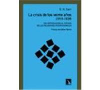 La crisis de los veinte años (1919-1939)Una introducción al estudio de las Relaciones Internacionales