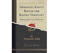 La Critique de la raison pure d'Emmanuel Kant