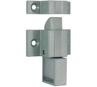 Loqueteau + gâche CROISSE DS - gris alu - 6402