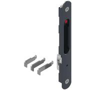 Fermeture encastrée - pour baie coulissante alu - Silene 8298 - Argent LA CROISÉE DS