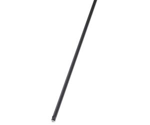 La Croisée DS, Tringle Noire pour crémone, Tringle aluminium, Diam 11,7 x 11,7 mm, Longueur 2,50 m, Avec pions de glissement, une tringle spécialement conçue pour être utilisée avec une crémone