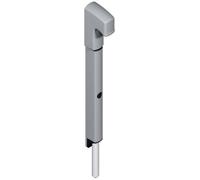 La croisee ds - Verrou en applique tige inox - Finition.Alu - Long. mm.281 - Ø pêne mm.10 -