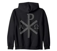 La Croix Chi-Rho - Symbole De Jésus-Christ - v2 Vintage Sweat à Capuche