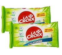 La Croix Lingette Nettoyant Fraicheur Pure 50 Pièces - Lot de 2