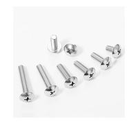 La croix M5 a enfoncé des vis à métaux principales de botte de grands boulons plats de robinet d'acier inoxydable de vis(14mm 10pcs)