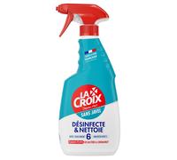 La Croix Spray désinfectant nettoyant et dégraissant cuisine sans javel avec 6 ingrédients - Flacon de 500 ml