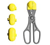La croquetera - Couleur Jaune - Outil multifonction avec 4 moules interchangeables pour masas- pour à douilles, albóndigas, boules, sushi - 100% espagnol : patenté et fabriqué en Espagne